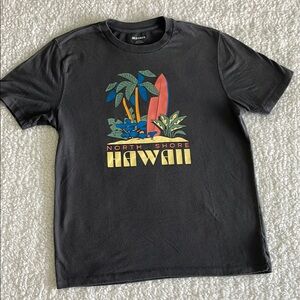 Old Navy north Shore Hawaii Graphic Tee - size small, dark gray